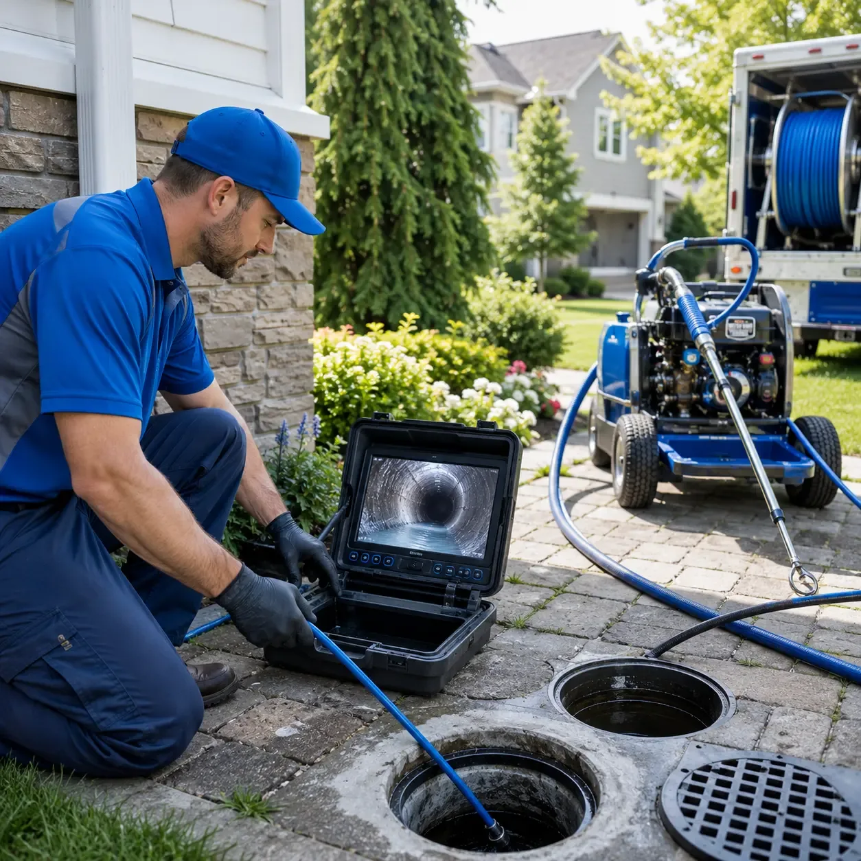 Outdoor drain cleaning professionals serving Rosston, TX