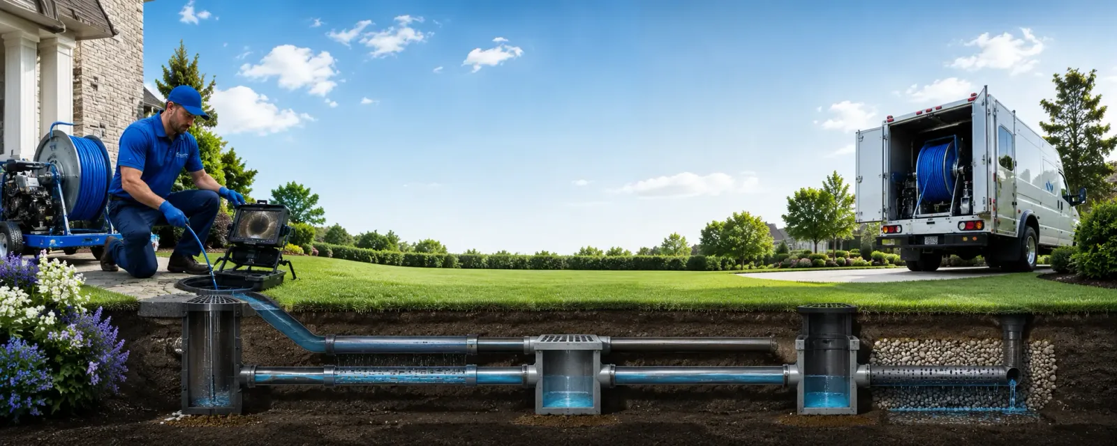 Outdoor drain cleaning information for Rosston, TX